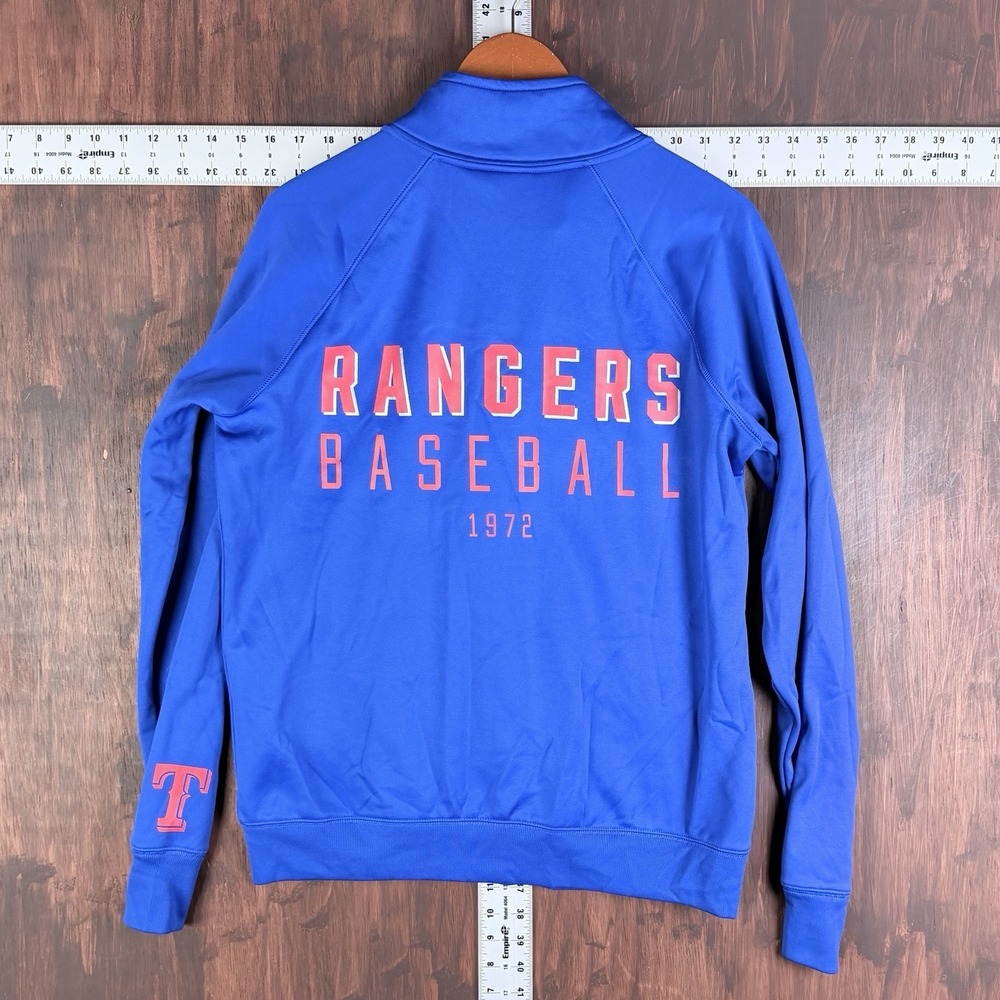 Texas‎ Rangers Pink Victoria's Secret MLB Jacket Womens Large Blue Baseball 2013